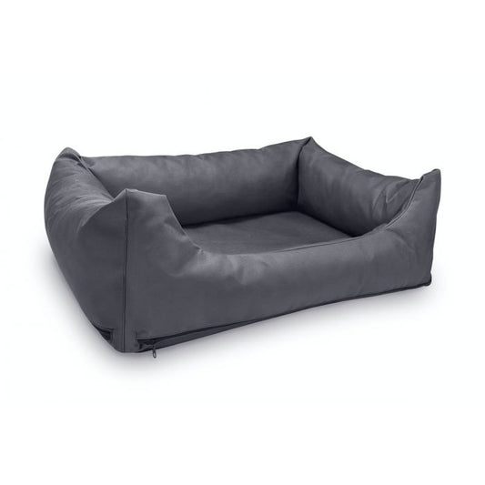 Hondensofa - Leatherlook Antraciet 80 x 60 cm