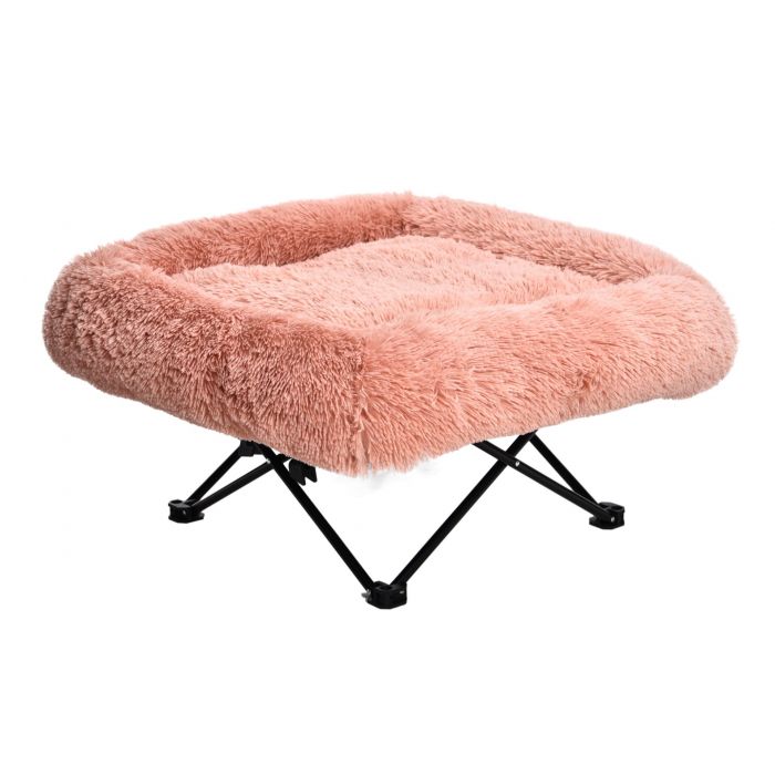 Hondenstretcher Fluffy - Roze - 72 x 72 cm