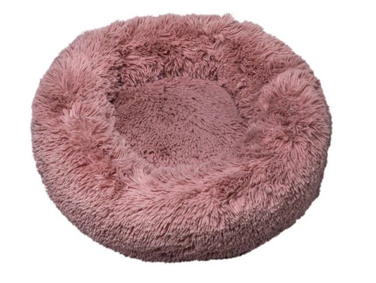 Supersoft Fluffy Donut - Roze - Made in Europe 100cm