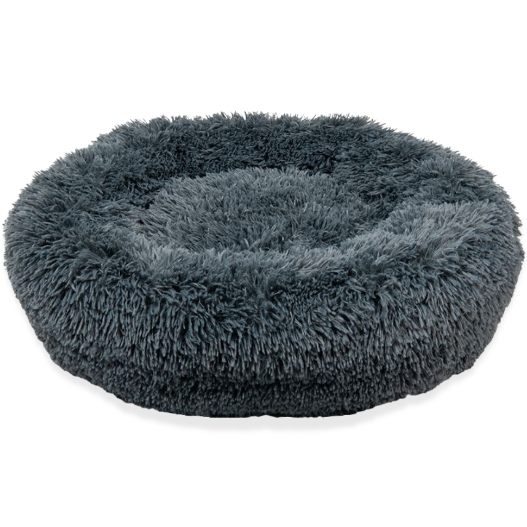 Supersoft Fluffy Donut - Antraciet - Made in Europe 50 cm