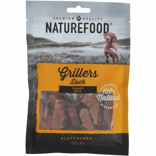 Naturefood Grillers - Eend - 100% Natuurlijke Hondensnacks